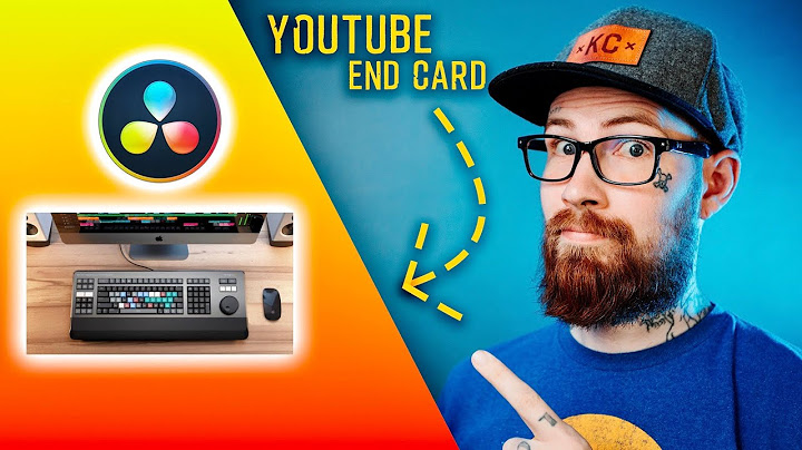Make a YOUTUBE END CARD TEMPLATE for Your Channel in Davinci Resolve 16 | Davinci Resolve Tutorial
