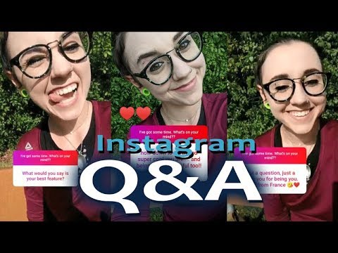 Did another little Questions and Answers on Instagram!