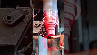 Precision metal lathe machining and heat tempering process #lathe #machining #metalworking #cncm