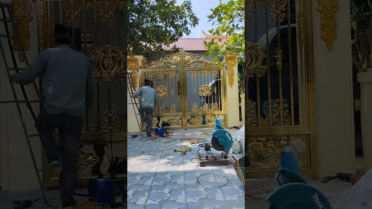 Mẫu cổng inox đẹp 0923112299(2) - youtube