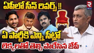 Jayaprakash Narayan Survey Report On AP Elections 2024 | ఏపీ లో వార్ వన్ సైడేనా ! JP Interview | RTV