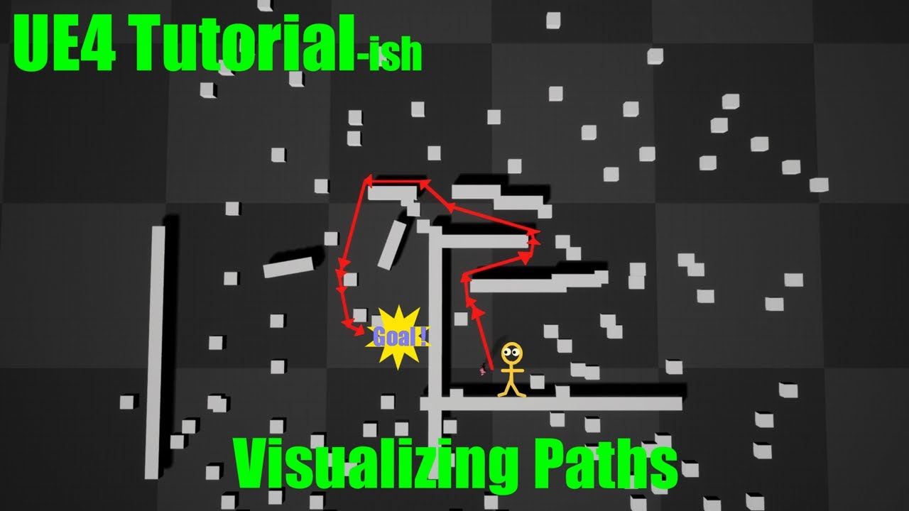 UE4 Visualizing Pathing (For Learning & Debug)