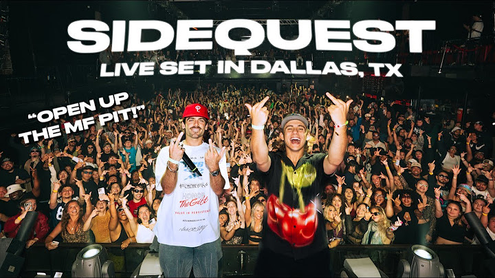 SIDEQUEST LIVE SET @ Stereo Live | Dallas, TX