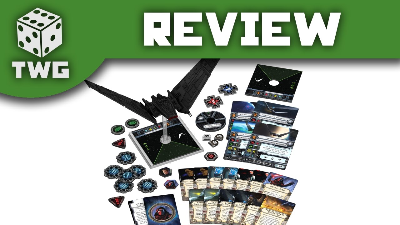 X-Wing Review: Upsilon Class Shuttle Expansion Unboxing