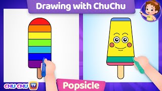 How to Draw a Popsicle? Ice Cream - More Drawings with ChuChu - ChuChu TV Drawing Lessons for Kids