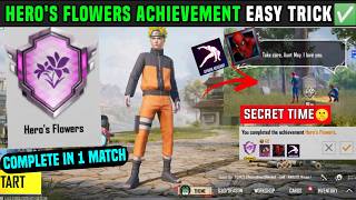BGMI HEROS FLOWERS ACHIEVEMENT / ENCOUNTER SPIDER MAN AT AUNT MAYS GRAVE / HERO FLOWER ACHIEVEMENT screenshot 2