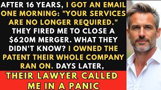 After 16 Years, They Fired Me by Email; My $18K Patent Just Killed Their $620M Merger