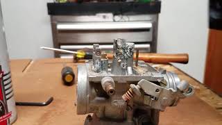 Yamaha SR250 carb cleaning