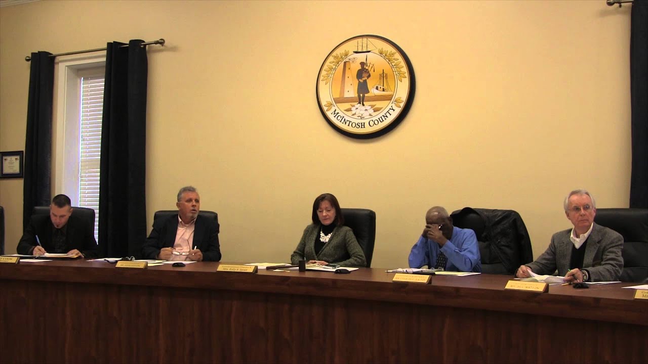 McIntosh County Commissioners meeting February 9, 2016 YouTube