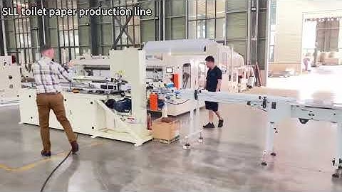 Automatic Toilet Paper Production Line Tissue Roll Manufacturing Process Making Machine