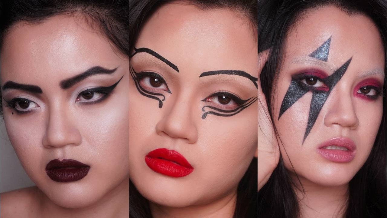 Recreating 3 Iconic Lady Gaga Graphic Liner Makeup Looks (Part 3: Telephone/Judas/Poker Face)
