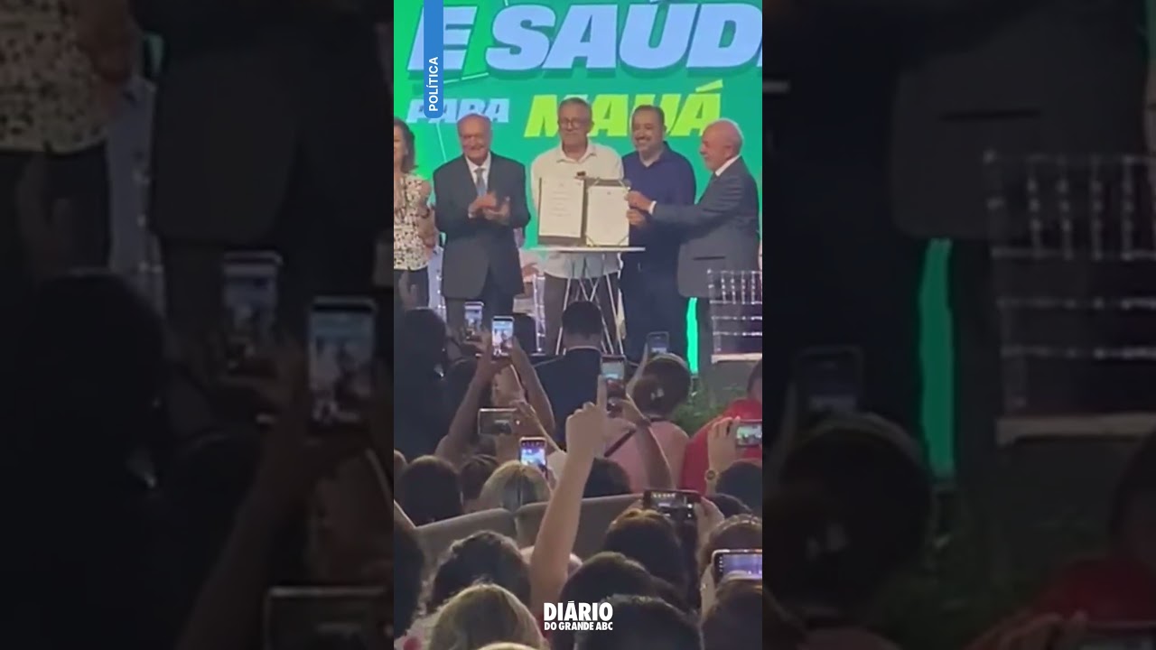 Presidente Lula assina ordem de serviço para construção de policlínica em Mauá