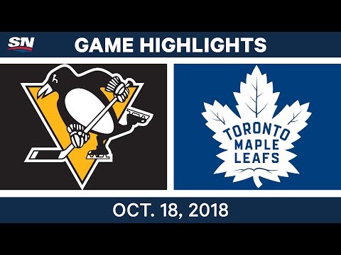 NHL Highlights | Penguins vs. Maple Leafs - Oct. 18, 2018