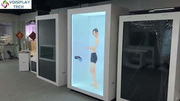 3D HOLOBOX #transparentlcddisplay #holobox