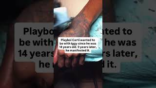 Playboi Carti would post on his Tumblr blog that he wanted a girl like Iggy when he was in middle