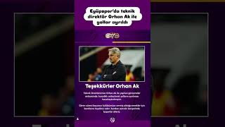 Eyüpspor’da teknik direktör Orhan Ak ile yollar ayrıldı #orhanak #eyüpspor