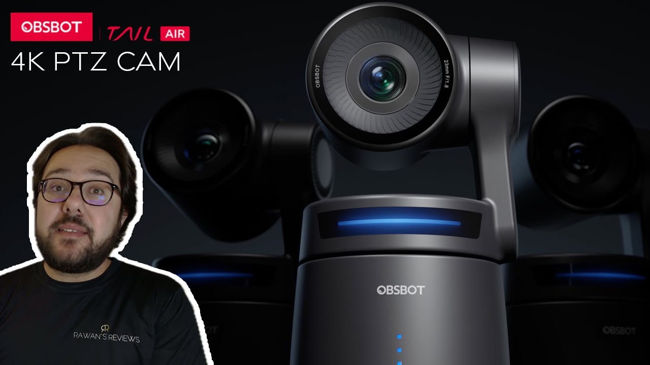 Obsbot Tail Air 4K PTZ Camera with AI Tracking - YouTube