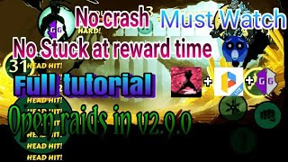 Shadow fight 2 raid hack|| open raids with thruster hack full tutorial