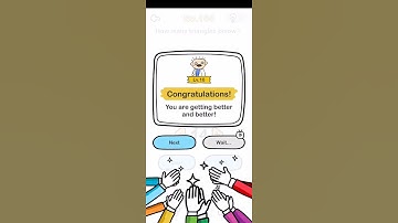 Brain Out Level 164.  How many triangles bellow?