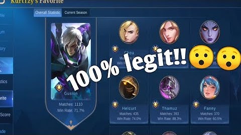 This is how to unhide pro players history and favorite hero | MLBB