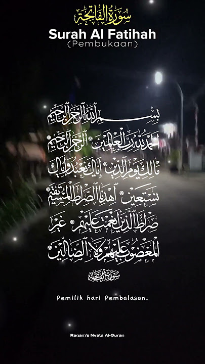 Bacalah Sebelum Ber Doa #alfatihah #doamustajab  #generasiquraniyangkuatdanamanat