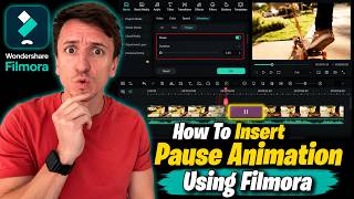 How To Insert Pause Animation Using Filmora