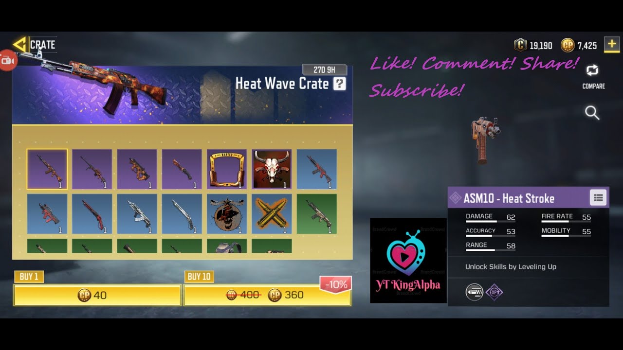 HEAT WAVE CRATE * LUCKIEST CRATE OPENING EVER in COD Mobile... (NEW ...