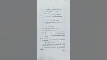 B.Sc 2nd year English (B-012) Annual Exam 2022 | CCSU I PYQ