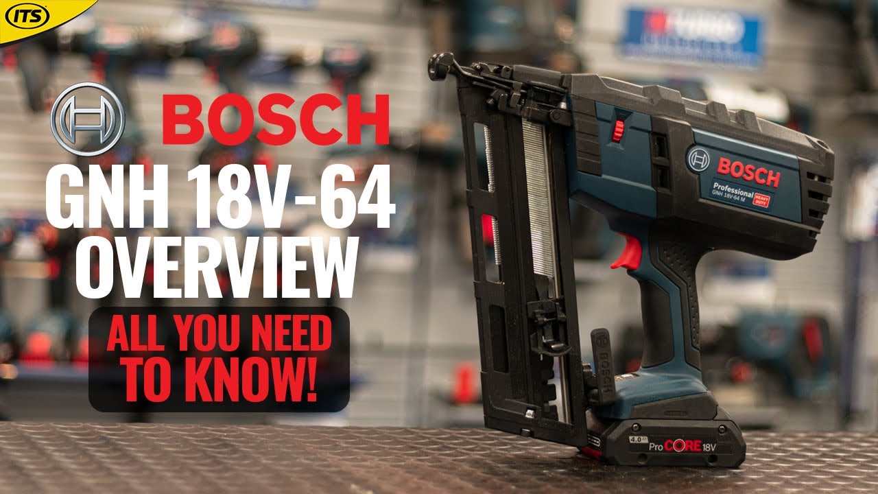 Bosch GNH 18 V-64 M 18 V Nail Gun - Body