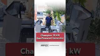 Low-noise, Fuel-efficient, and Powerful 18 kW Generator