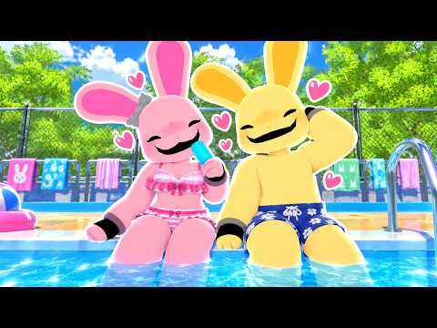Intern and Intern LEFT ALONE POOL PARTY - Animal Hospital VR