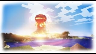 Ядерный взрыв в Minecraft / Nuclear explosion in Minecraft(Ядерный взрыв в Minecraft уничтожает всё на своём пути... ஜ═════════════════════════ஜ НЕ ПОДПИСА..., 2013-09-17T21:25:54.000Z)
