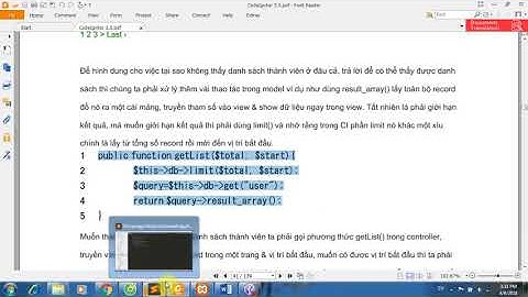 Bài 7 Load Library Pagination Trong Codeigniter