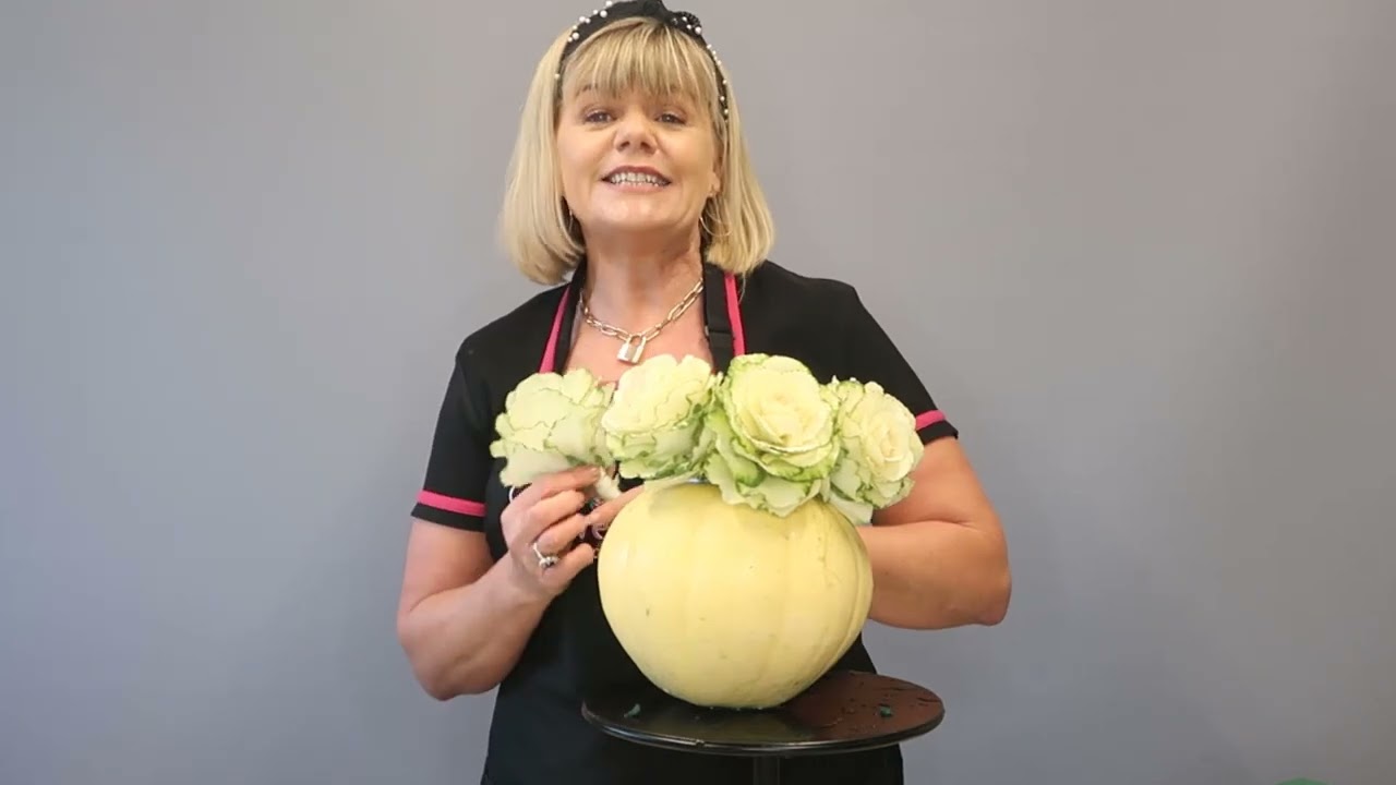 Pumpkin Flower Arranging
