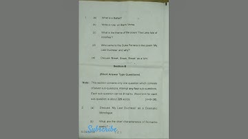 BA.2nd semester English literature question paper 2022#rajjubhayiauniversityexam #shorts#viralvideo