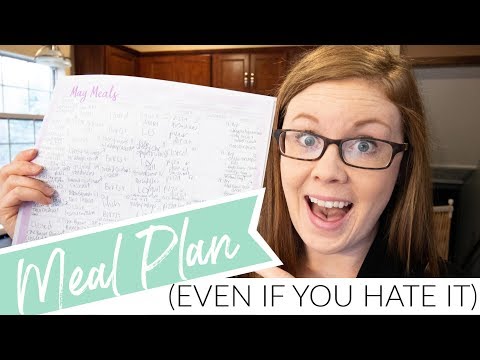 I HATE MEAL PLANNING! (But Here's How to Make It Simpler!) | Working Mom Meal Plan
