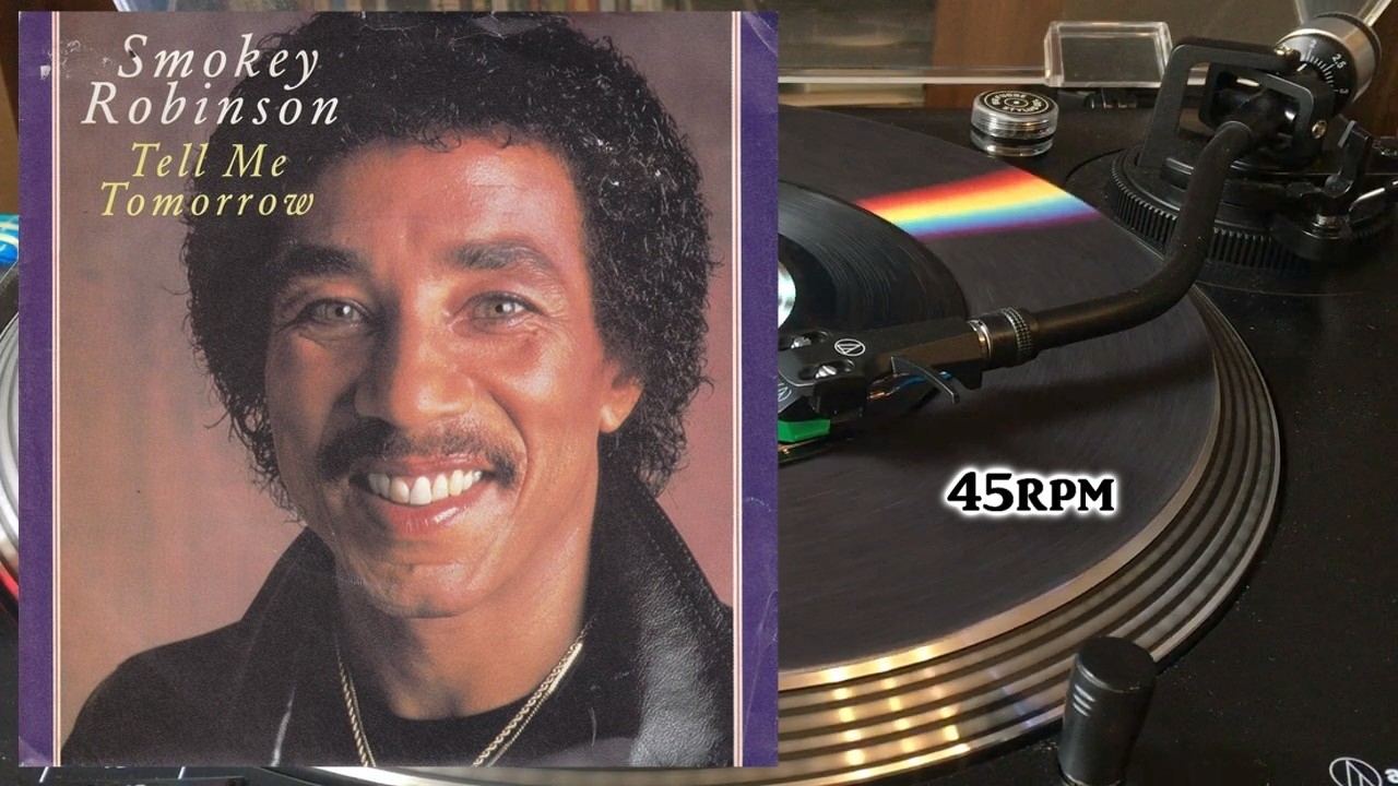 Smokey Robinson -Tell Me Tomorrow, 1982, Motown - TMG 1255Vinyl, 7