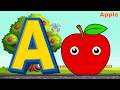 A for Apple 🍎 | Alphabet Twinkle Stars ✨ | Calm ABC Song | Mini Shark 🦈