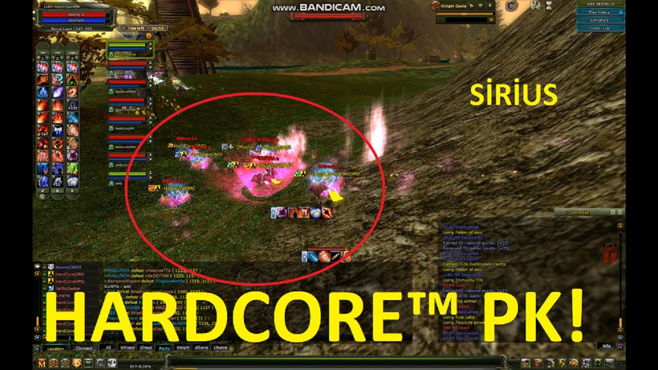 HARDCORE™ MAGE SİRİUS PK!!!   