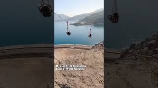 Experience the landscapes of Khasab with Oman's newest zipline #ZiplineAdventure #KhasabExperience