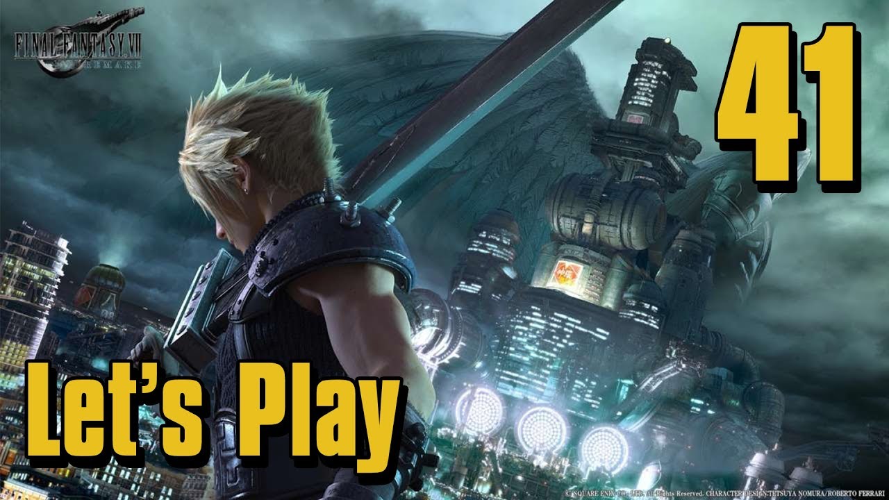 Final Fantasy 7 Remake Let's Play Part 41 Head for the Pillar YouTube