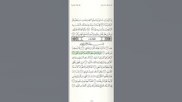 اول آيات سورة طه. تلاوة العفاسي