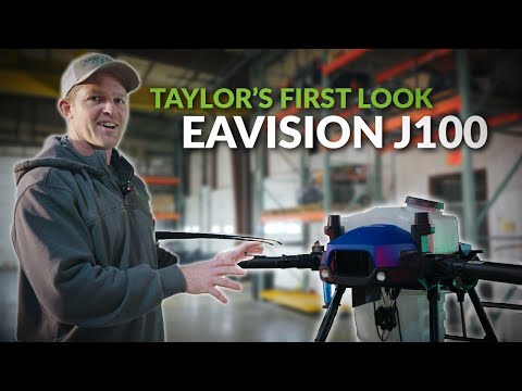 Taylor Moreland's First Look at the EAVision J100 Spray Drone