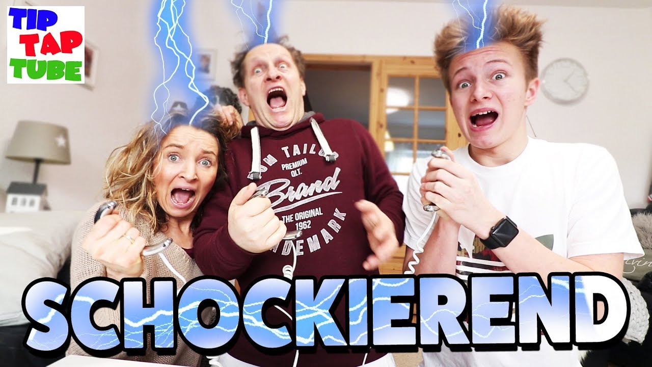 ELEKTROSCHOCK CHALLENGE! SCHOCKIEREND! TipTapTube 😁 Familienkanal