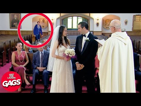 Ex boyfriend stops the wedding| Just For Laughs Gags