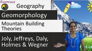 Mountain Building Theories - Joly Jeffreys Daly Holmes and Wegner explained in 1 Table
