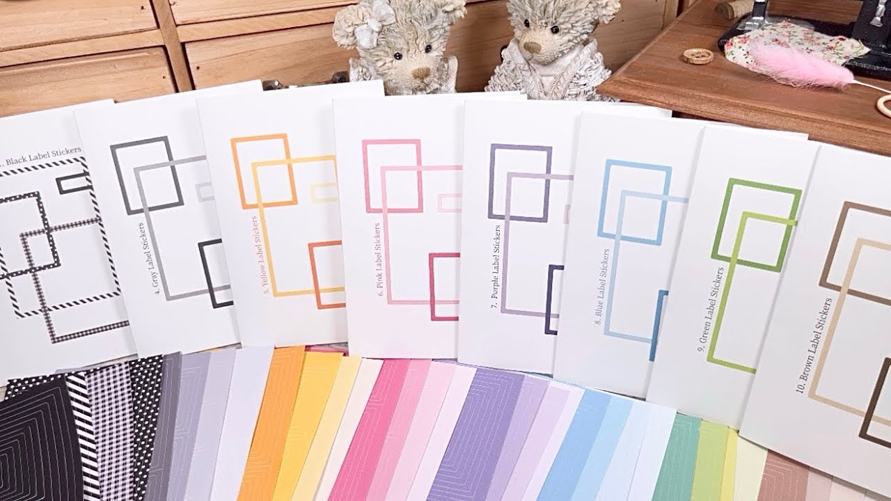 어나더모먼트🩷깔별 칼선 라벨 하울하고 다이어리 꾸미기🩵ㅣHaulㅣUnboxingㅣASMRㅣvintage journal