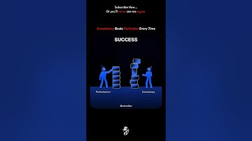 Consistency Beats Perfection Every Time 🥶 | #Consistency #Perfection #SuccessMindset #Shorts