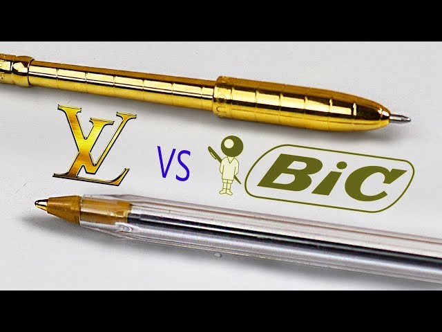 $300 LOUIS VUITTON PEN vs $0 PEN: Which Is Worth The Money? 