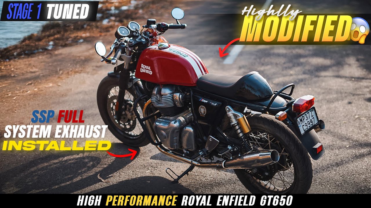 Installing SSP Performance Exhaust + BMC Air Filter in GT 650⚡ INSANE Performance 